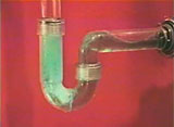 Verhalten des Abwassers in Rohrleitungen: Entwässerungsanlagen, Geruchsverschluss